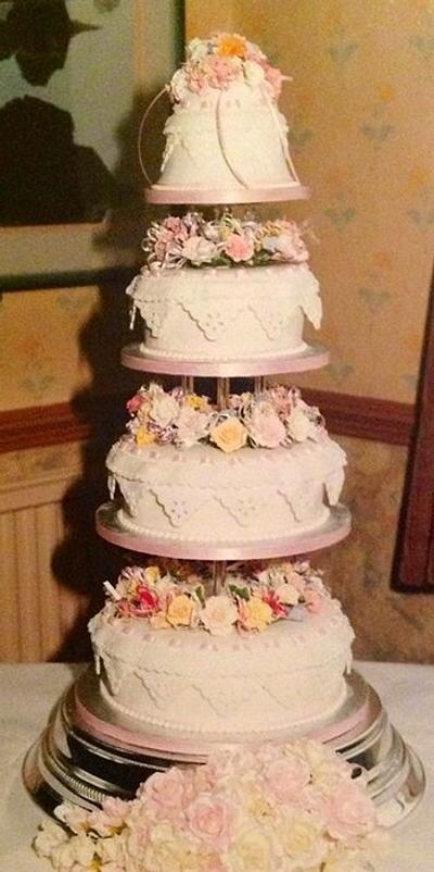 Bell wedding cake  - Cake by Kath 