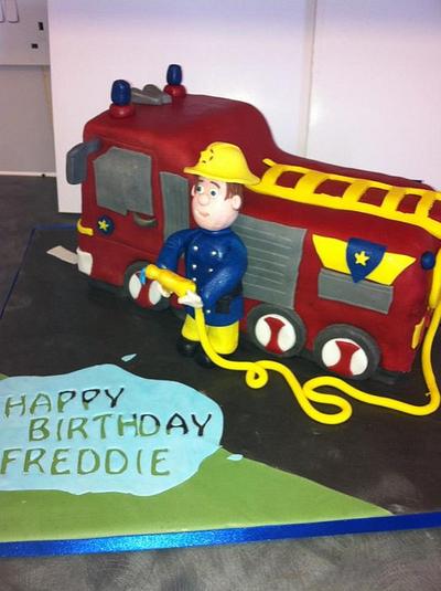 fireman sam - Cake by Amanda Forrester 