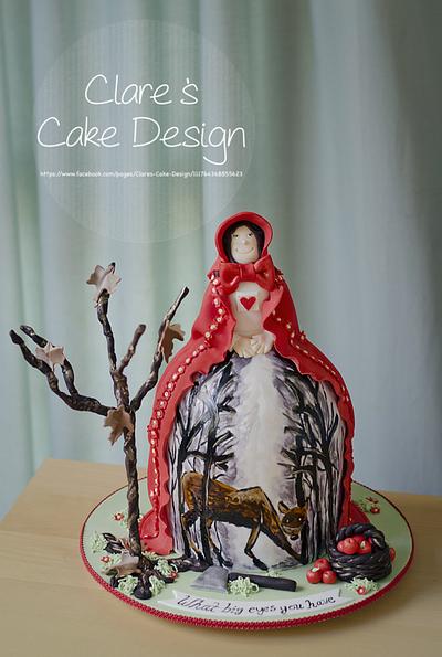 Little Red Riding Hood - "What Big Eyes you Have" - Cake by ClaresCakeDesignAus