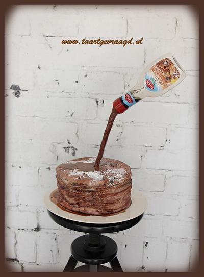 Gravity defying pancake cake - Cake by Diane75