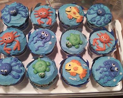 under the sea cupcakes  - Cake by michelle 