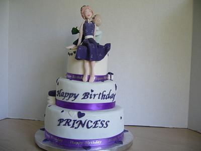 Happy Birthday, Princess - Cake by Bev Jones