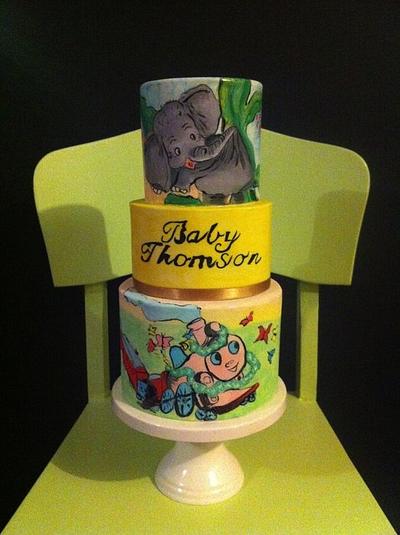 Little Golden Books Baby Shower - Cake by Jessica Donald