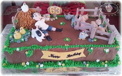 Farm cake for a farmer - Cake by Mj Creative Cake by jlee
