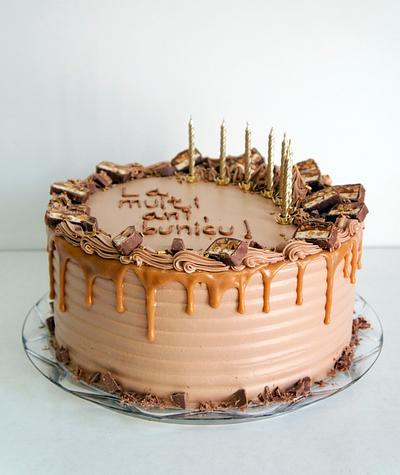 Snicker's Cake - Cake by Laura Dachman