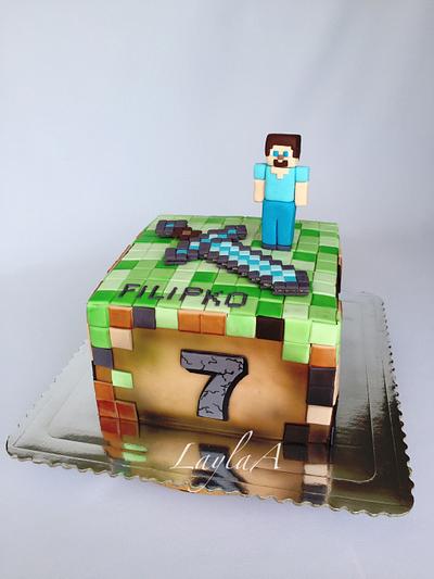 Minecraft cake - Cake by Layla A