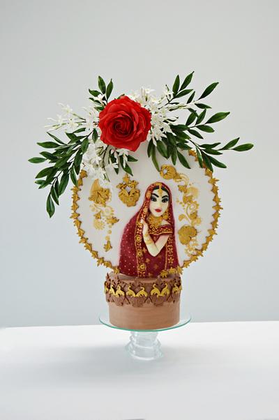 #spectacularpakistan bride and jasmins - Cake by Catalina Anghel azúcar'arte