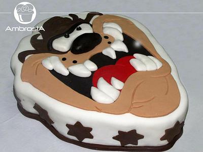 Taz cartoon cake - Cake by Nohita's Cakes