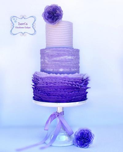 Purple .. Purple.. And more Purple!  - Cake by Lori Mahoney (Lori's Custom Cakes) 