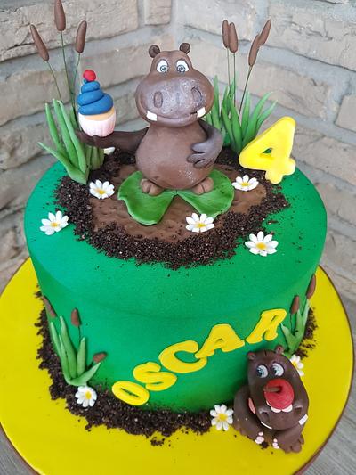 Hippopotamus  cake - Cake by Manu3