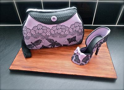 Handbag and shoe cake - Cake by Vanessa 