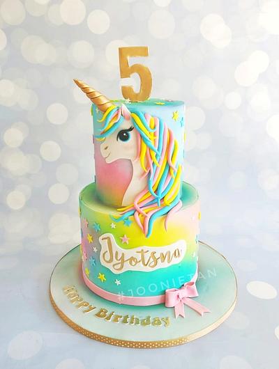 Unicorn cake - Cake by Joonie Tan