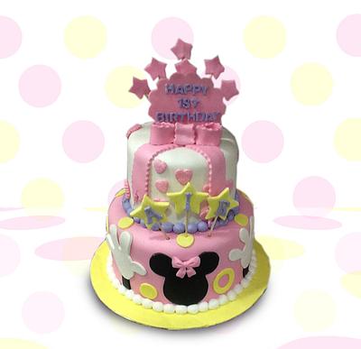 Mini's First Birthday Cake - Cake by MsTreatz