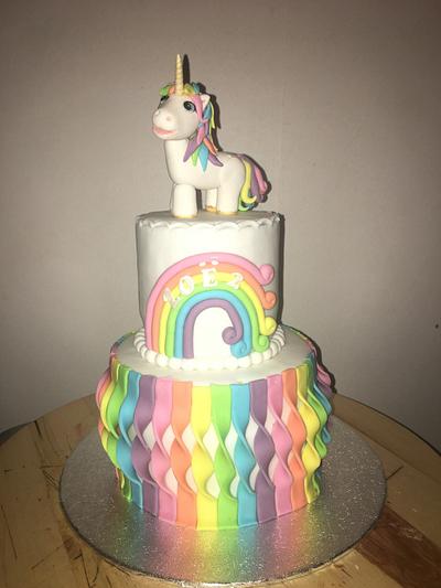 Unicorn pastel cake - Cake by Rianne