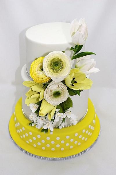 Yellow Wedding Cake - Cake by Zdenek