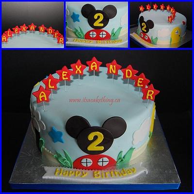 Mickey Mouse Themed Cake  - Cake by It's a Cake Thing 