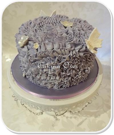 Messy Buttercream Ruffles - Cake by Amanda Brunott