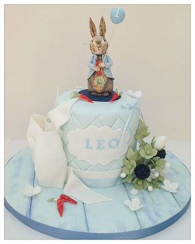 Peter Rabbit 1st birthday cake - Cake by Samantha's Cake Design