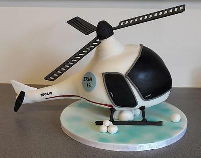 Helicopter cake - Cake by Putty Cakes
