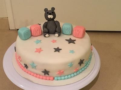 Gender reveal collaboration  - Cake by Suus79