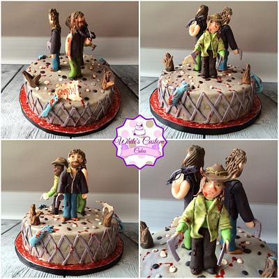 Walking Dead  - Cake by Sabrina - White's Custom Cakes 