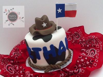 Texas cowboy cake - Cake by Cathy Moilan