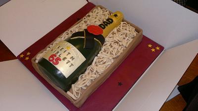 Champagne bottle - Cake by AWG Hobby Cakes
