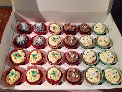 Christmas Cupcakes Varieties - Cake by Sweet Creative Cakes by Jena