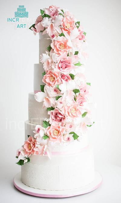 "Serenity"- Wedding Cake - Cake by Rumana Jaseel