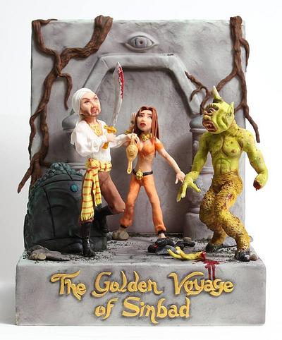 The Golden Voyage of Sinbad / The Arabian Nights Int. Cake Collaboration - Cake by Gulcin Tekkas
