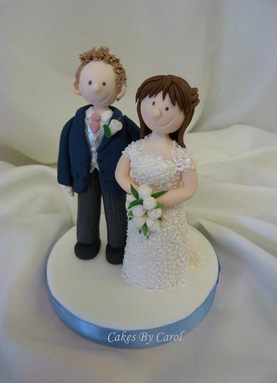 Bride & Groom Topper - Cake by Carol