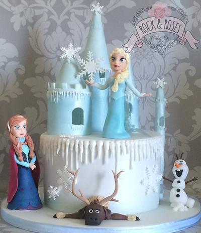 Frozen  - Cake by Rock and Roses cake co. 