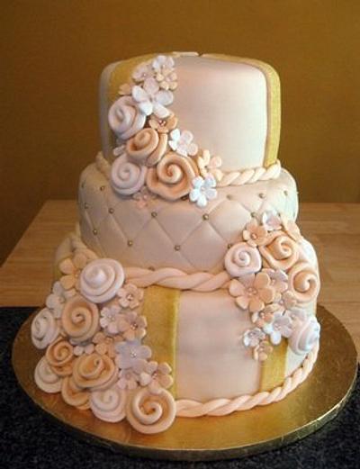 Golden Anniversary - Cake by GinaMaria