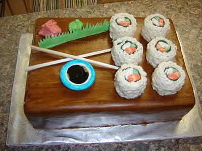 Sushi Cake - Cake by Alli