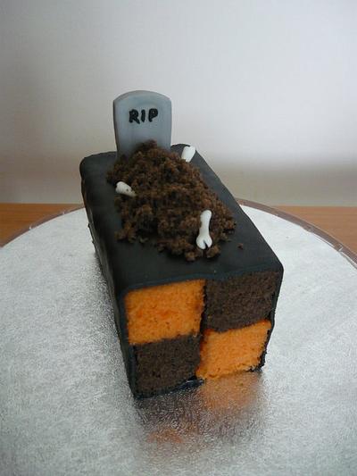 Halloween Battenberg Cake - Cake by Iced Gem's and Rolo's