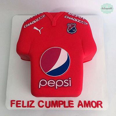 Torta del Deportivo Medellín - Cake by Dulcepastel.com