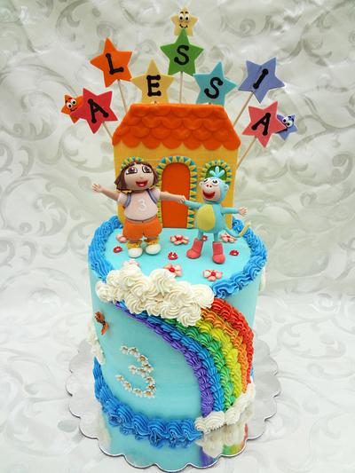 Dora the Explorer - Cake by Custom Cakes by Ann Marie