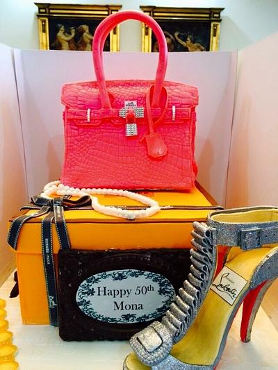 Hermes and Louboutin - Cake by Tiers of joy 