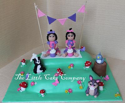 twins cake! - Cake by The Little Cake Company