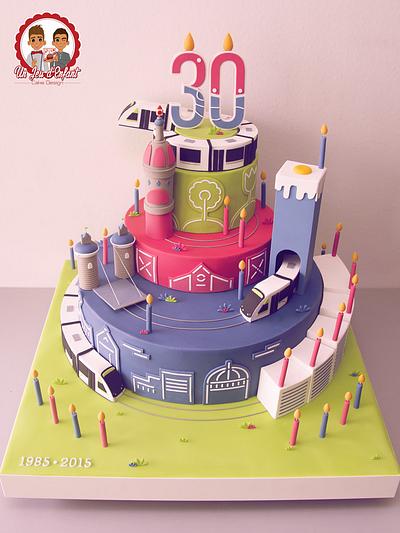 30th Tramway's Birthday  - Cake by CAKE RÉVOL