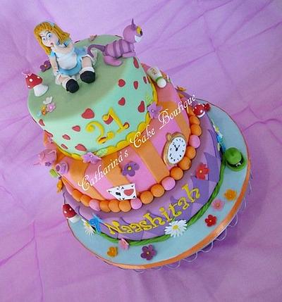Alice in Wonderland - Cake by Catharinascakes