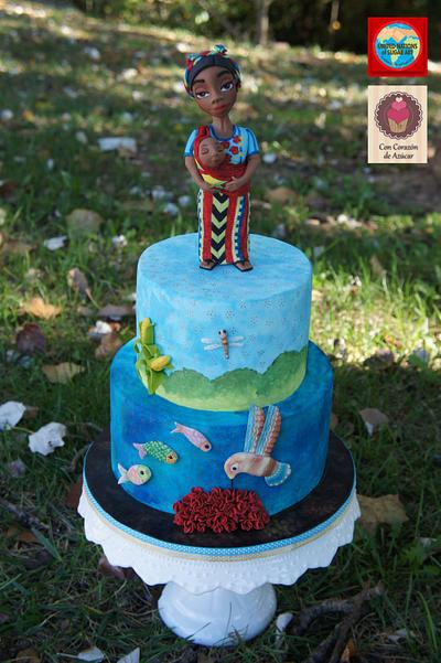 UNSA - Team Red Collab cake - Cake by Florence Devouge