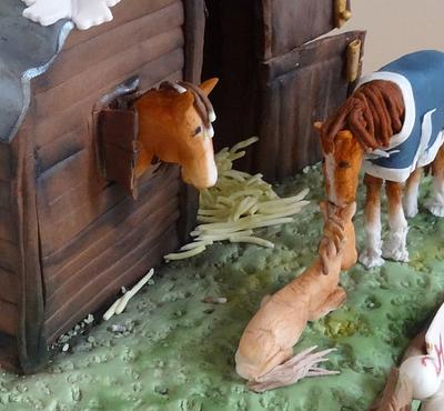 Mare and Foal for 2- year old Maya - Cake by Fifi's Cakes