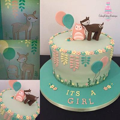 Baby Shower Cake - Cake by CakeyBakey Boutique