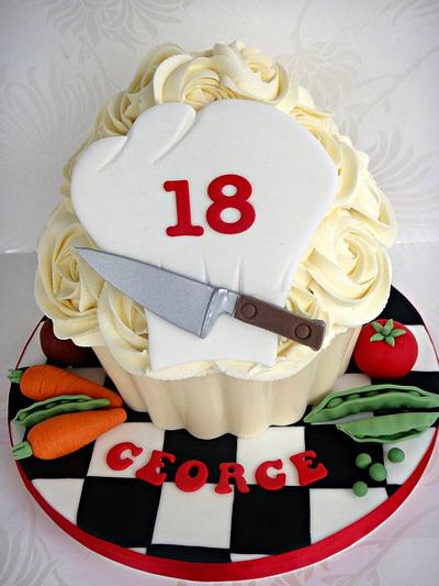 For Chef George - Cake by Truly Madly Sweetly Cupcakes
