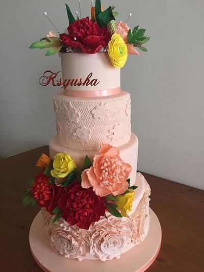 flowers  - Cake by Ksyusha