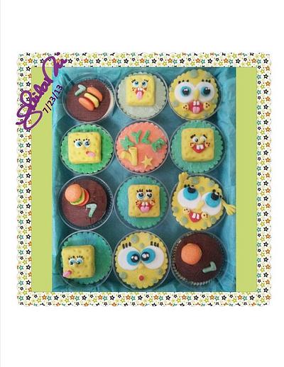 Spongebob Cupcakes - Cake by Sheila Marie Matienzo