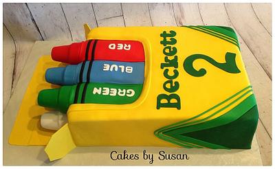 Crayon box - Cake by Skmaestas