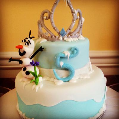 Disney Frozen cake - Cake by Nicky4rn