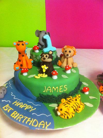 Jungle cake  - Cake by Carocakes